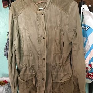 Cute light olive green light jacket